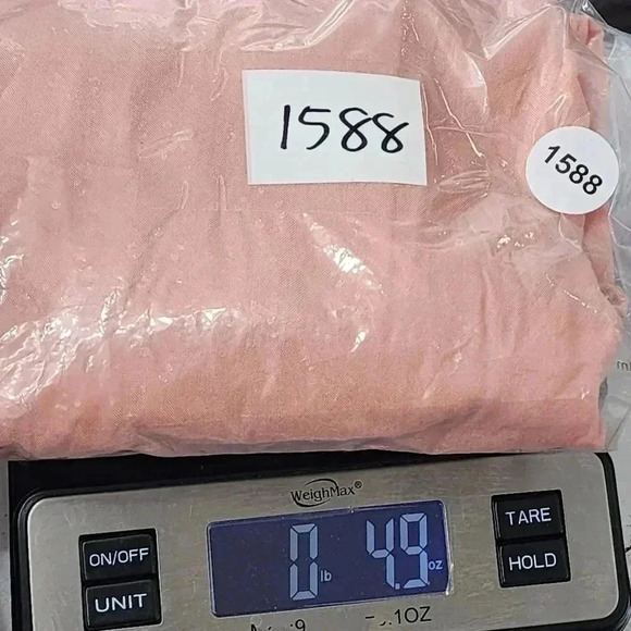 Harve Benard Boat neck Ruffle Short sleeve Pattern Blouse L - Picture 8 of 8